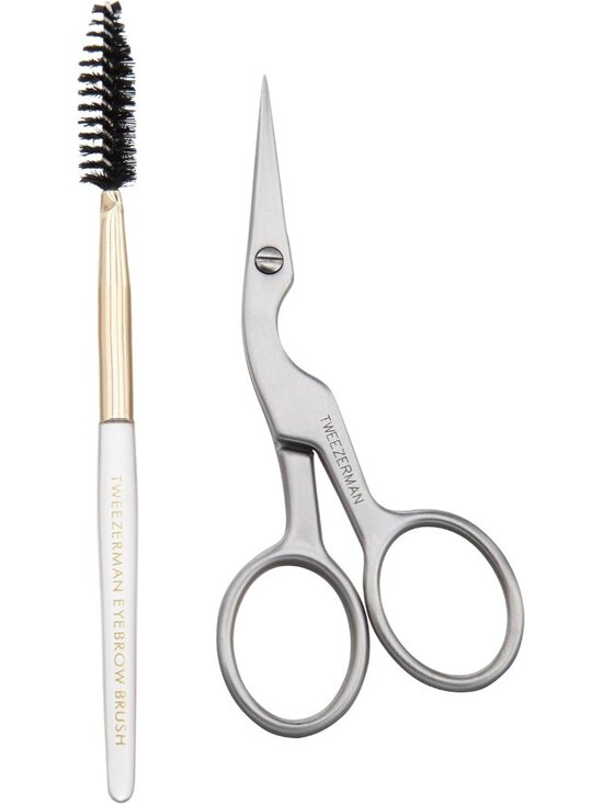 Other - Eyebrow Shaping Scissors & Brush Stainless Steel